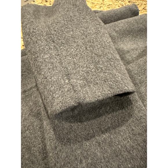 THEORY Nyma New Divide Gray Wool Peacoat Women's Size Small Double Face - Picture 14 of 14